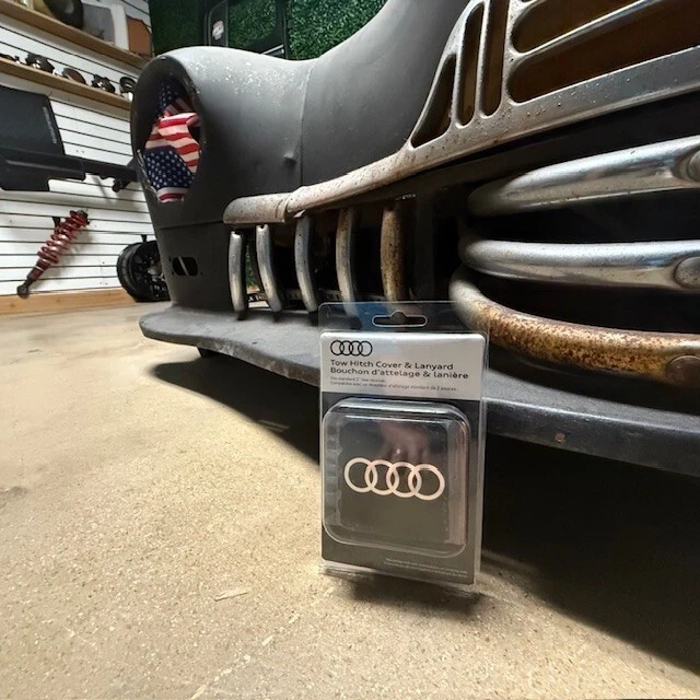 Nueva cubierta de enganche de remolque genuina OEM para Audi Q3 Q5 Q7 ZAW092702B - Tapa receptora de remolque Foto 2 de 4
