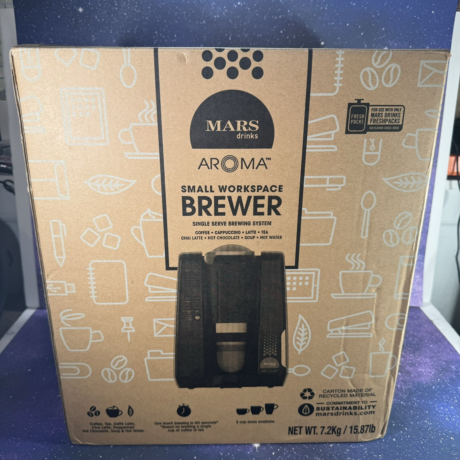 NEW Flavia Aroma Single-Serve Coffee Brewer works with Freshpacks