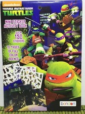 Nickelodeon Teenage Mutant Ninja Turtles Mini Sticker Activity Book 2015 NEW