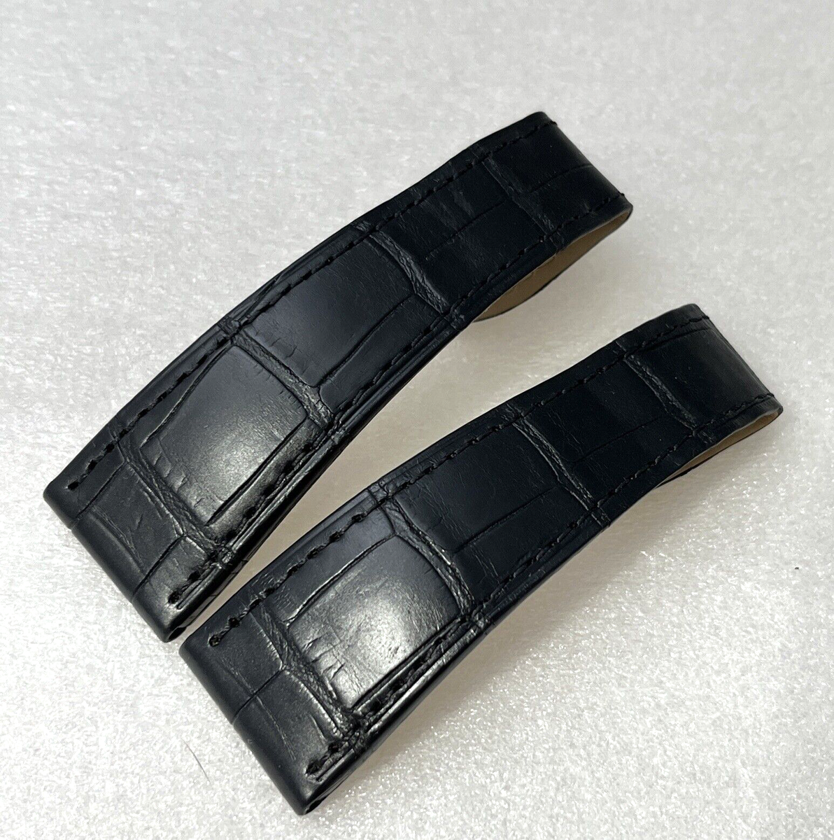 Cartier Watch Strap Santos XL 24mm KD3JJL04 Alligator Black