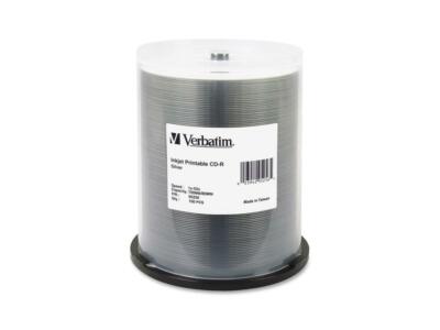 Verbatim 700MB 52X CD-R Inkjet Printable 100 Packs Media Model 95256