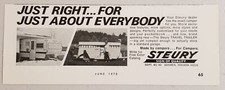 1970 Print Ad Steury Travel Trailers Made in Goshen,Indiana