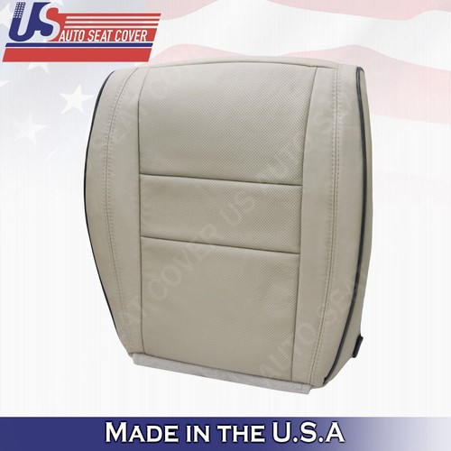 2011 to 2020 Fits Jeep Grand Cherokee Overland 2Top & 2Bottom Leather Covers Tan - Picture 17 of 20