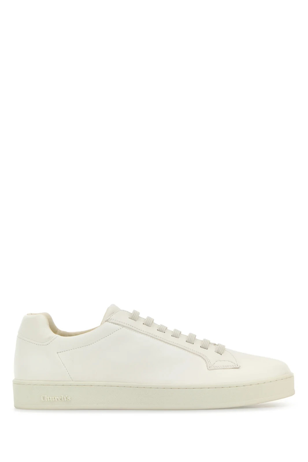 Church's Ludlow 3 White Nappa Leather Sneakers New And Authentic