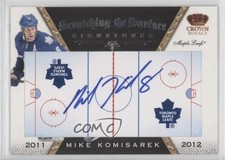 2011 Crown Royale Scratching the Surface Signatures Mike Komisarek #35 Auto 0n8h