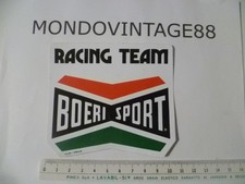 BOERI SPORT RACING TEAM MOTO ADESIVO STICKER ANNI 80 VINTAGE 10,5 x 9,5 cm