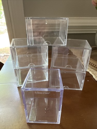 Acrylic Boxes Clear Display Boxes 4 x 4 x 2.75 Inch Rectangular, 1 4x2.75x2.75