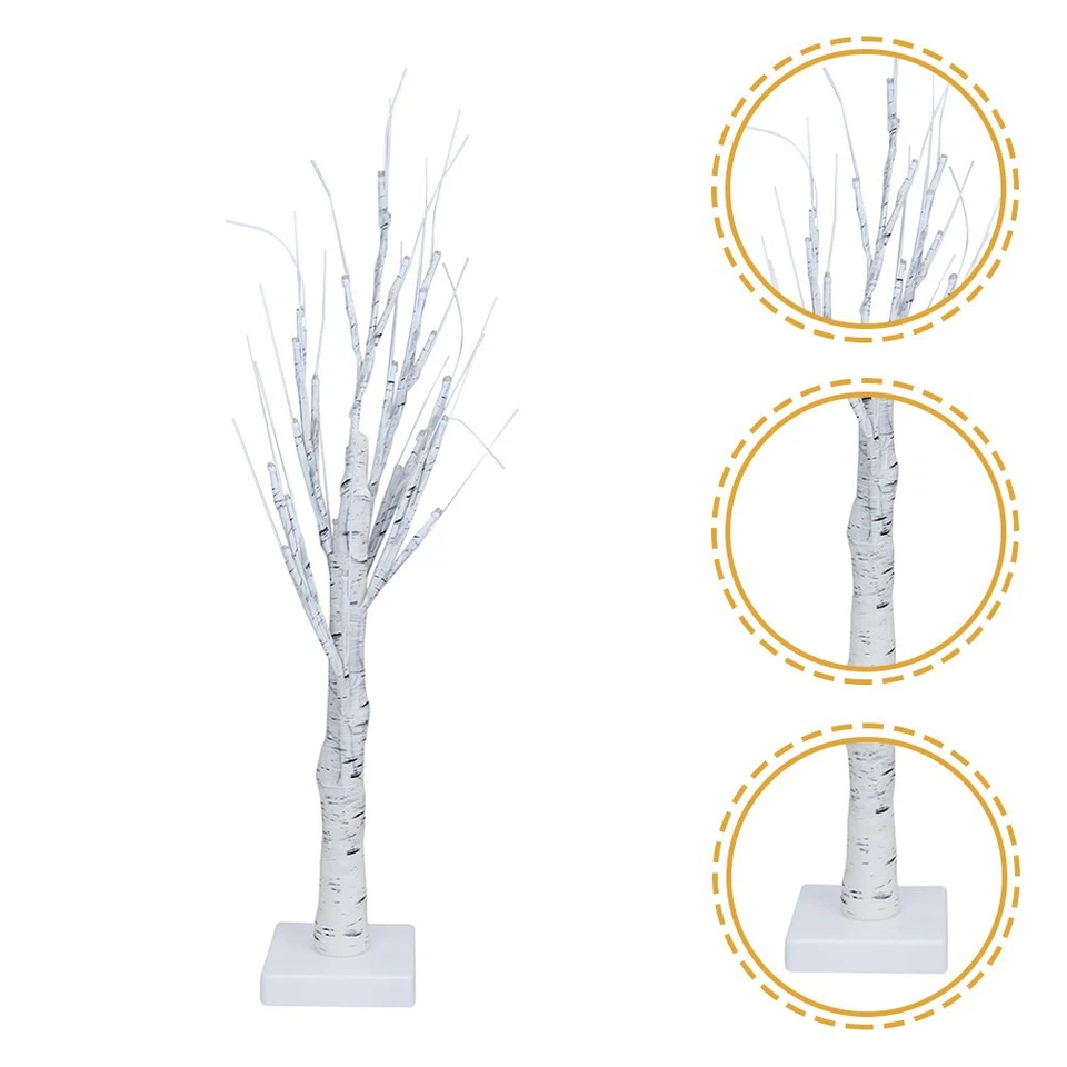 Lighted Birch Tree -led Bonsai Tree Light Usb Battery Powered Lighted Tree - Image 4 of 4