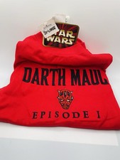 NEW VINTAGE DARTH MAUL EPISODE 1 SHIRT SIZE 2XL - RED