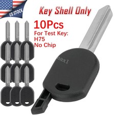10x For Ford H72 H75 H92-pt Blank Key Transponder Car Key Shell Case With Blade