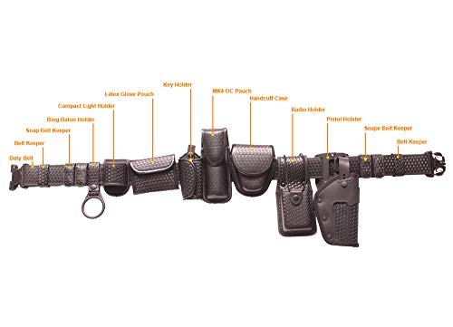 Security Guard Rig Lytharvest 10-In-1 Police Duty Utility Belt Rig, Security Guard Modula ...