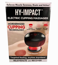 NEW Hy-Impact Electric Cupping Massager Relieves Muscle Soreness Therapy SEALED