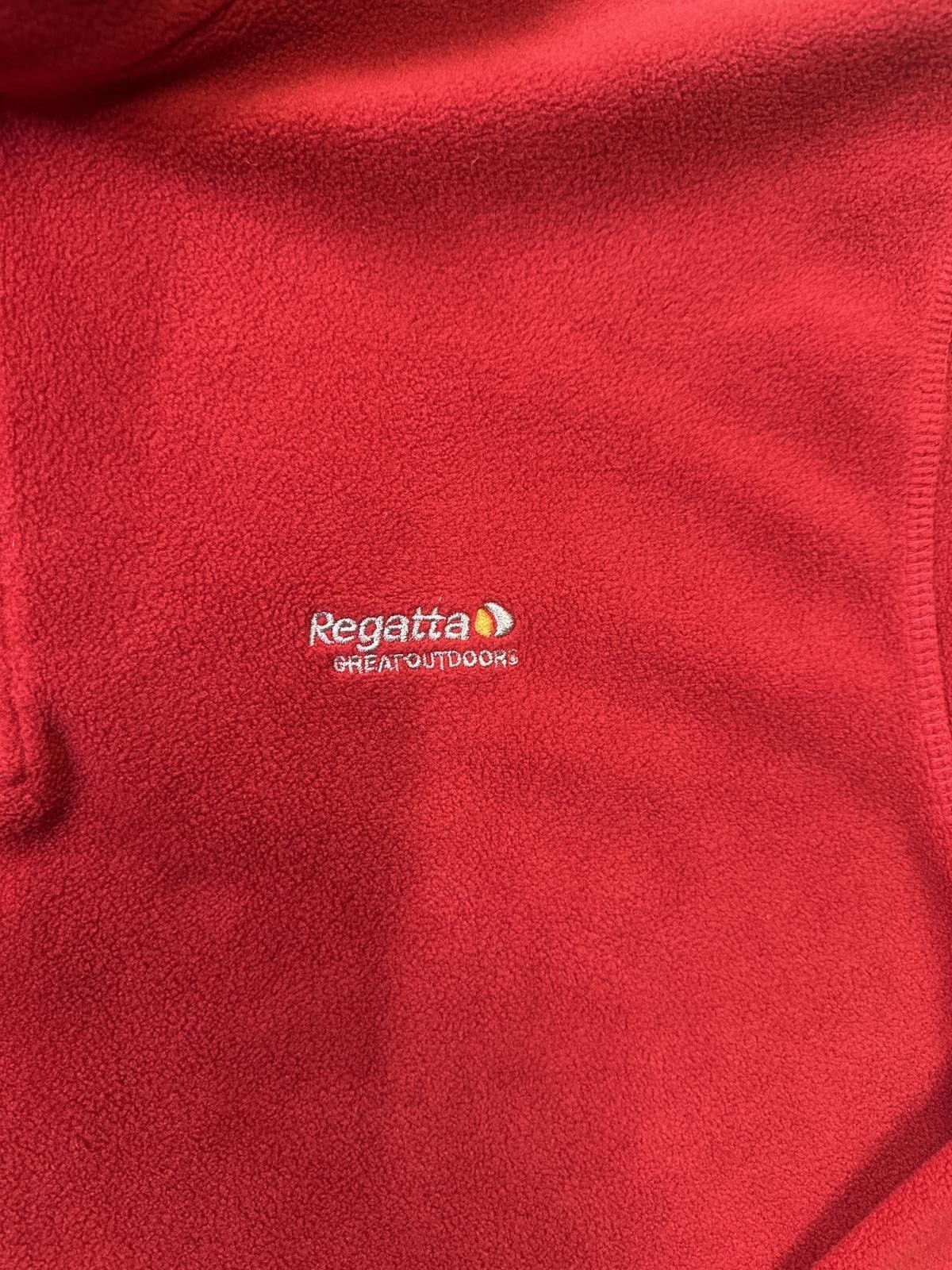 Regatta Men's Red Fleece Pullover Jumper Size Large Outdoor Casual image 3