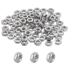 200 Pcs M3x0.5mm Hex Nuts 316 Stainless Steel Metric Coarse Thread Hardware Nut
