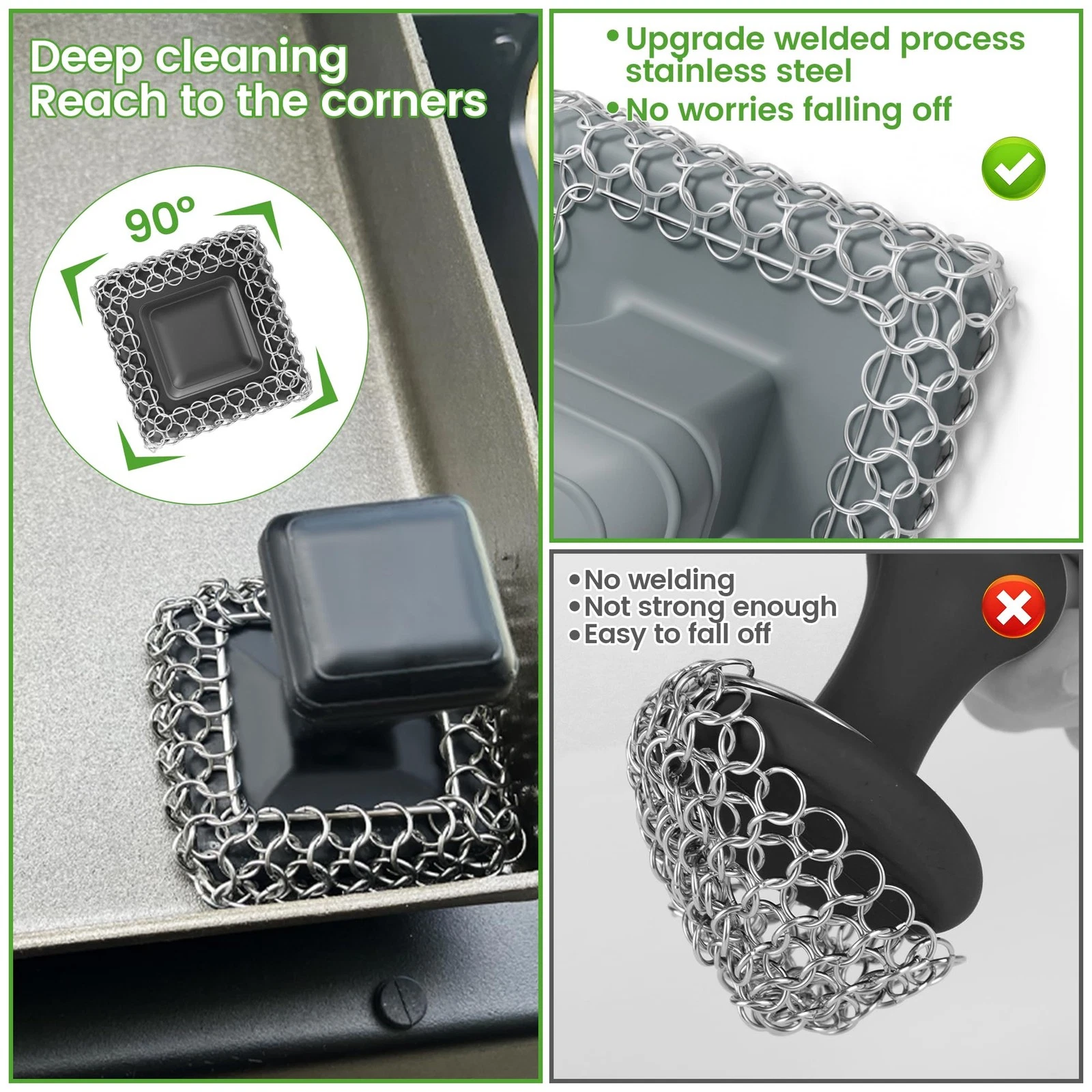 TOPULORS Cast Iron Scrubber - Thumbnail 3