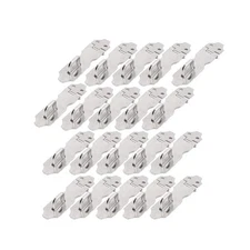 XMHF Stainless Steel Padlock Hasp Gate Lock Door Clasp Drawer Latch 20 Sets