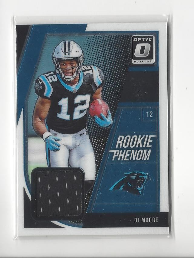 2018 Donruss Optic Rookie Phenoms D.J. Moore JERSEY Panthers