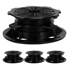 4 Pcs Ground Overhead Supporter Roof Risers Deck Foundation Pedestal