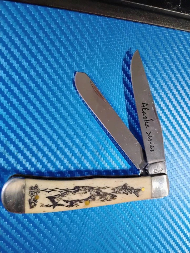 Cuchillo de Bolsillo Plegable Case Trapper Serie Alaska Cuchillo Acero Inoxidable EE. UU. Foto 4 de 4