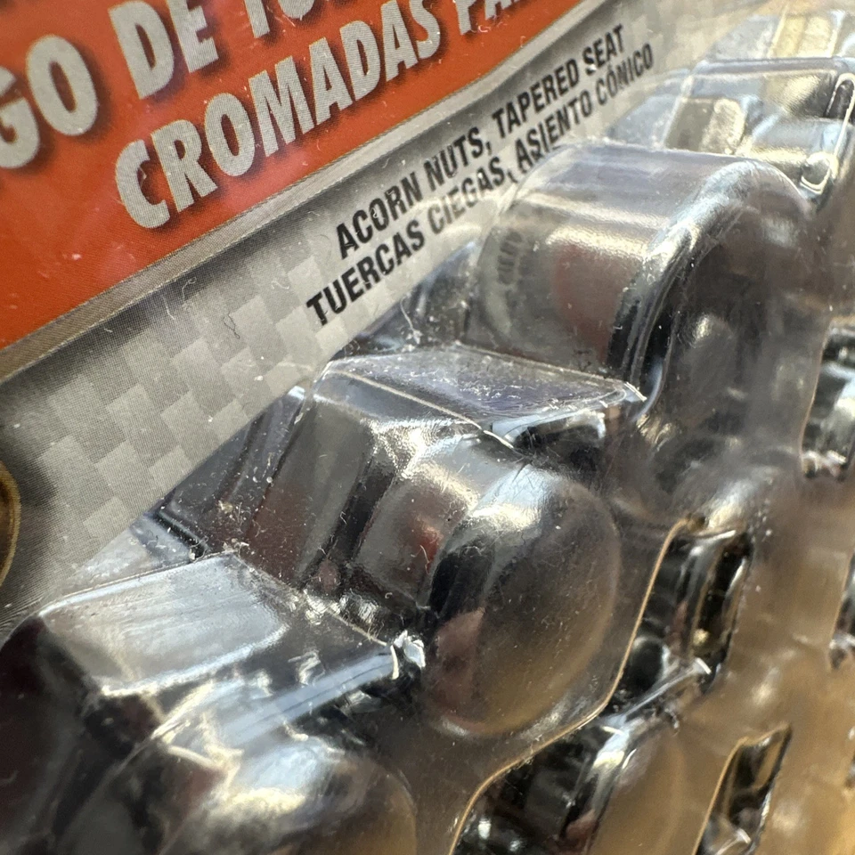 Dorman 711-241 Chrome Wheel Nut & Lock Kit ½"  - 20 Acorn Nuts Taper Seat NEW - Image 3 of 4