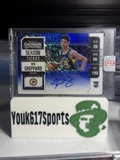 2023 Panini Contenders Ticket Variation #’d/21 Ben Sheppard Shimmer Rookie Auto