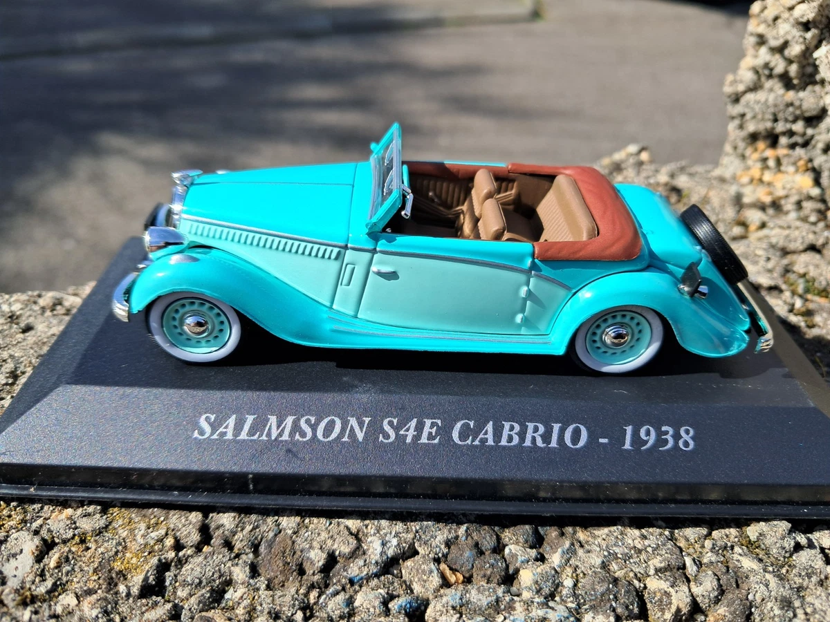 Miniature Voiture Ma Collection Résine 1/43 - Salmson S4 61 Coupé 1949 Beige (sans Boîte)