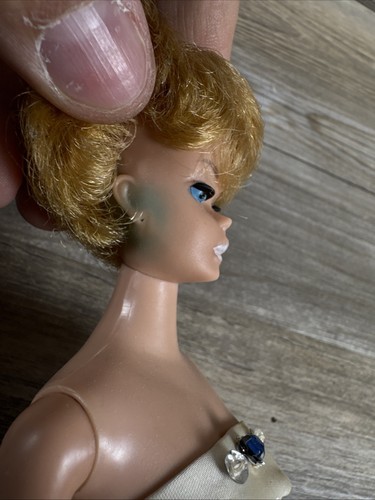 Barbie Vintage 1962 Midge Taglio a Bolla Capelli Biondi Rossastri Occhi Blu Mattel - Foto 8 di 14