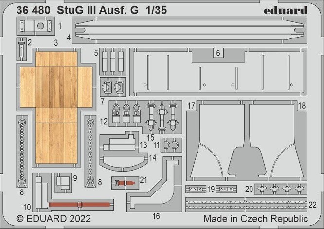 Eduard Accessories 36463 - 1:35 Stug Iii Ausf. G - New