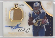 2014 Panini Immaculate Acetate Numbers 5/27 Tre Mason #127 Auto 0af