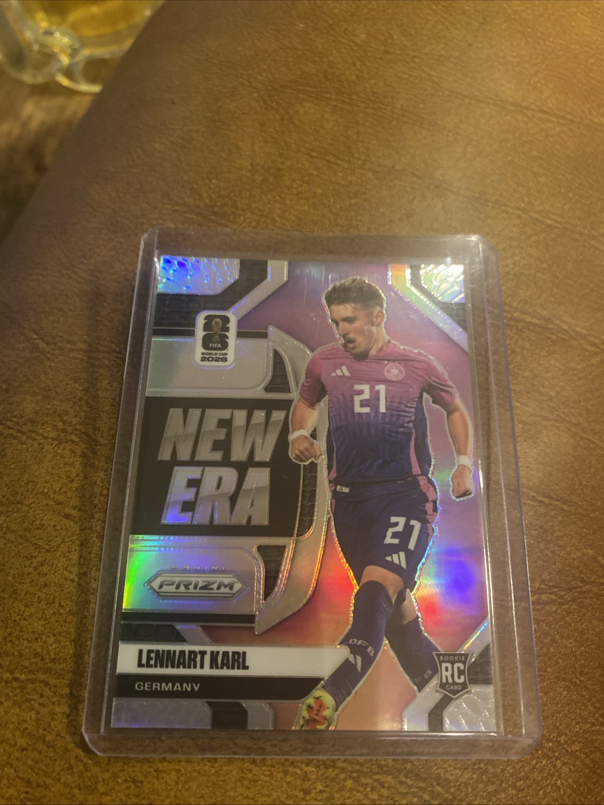 2026 Panini Prizm FIFA World Cup Lenart Karl Silver Prizm Rookie Insert view 2