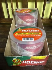 Duck HD Clear Packaging Tape - 1.88" X 109.3 yds Heavy Duty  241420- 5 Rolls