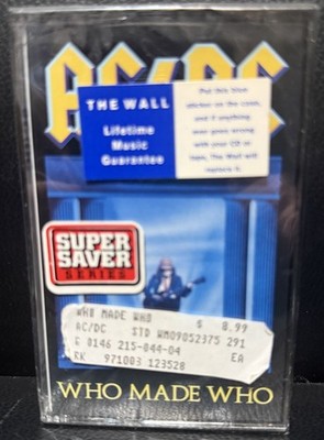 Who Made Who by AC/DC (Cassette, 1986, Atlantic) for sale online