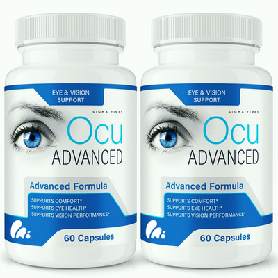 Ocu Advanced Pills, Advanced Formula for Eye Health & Vision Support - 2 Pack