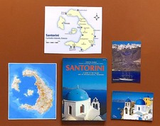 Santorini Guidebook, Maps, Postcards