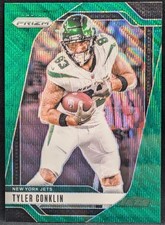 2024 Panini Prizm Green Wave Parallel #225 Tyler Conklin New York Jets 