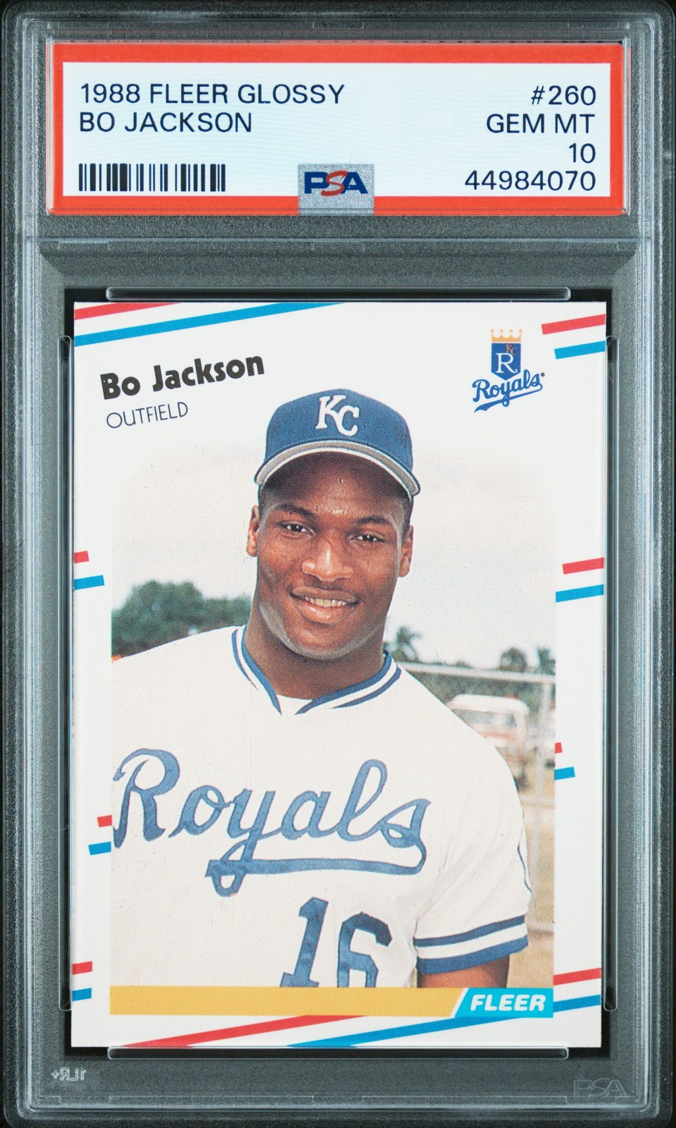 1988 FLEER GLOSSY #260 BO JACKSON PSA 10