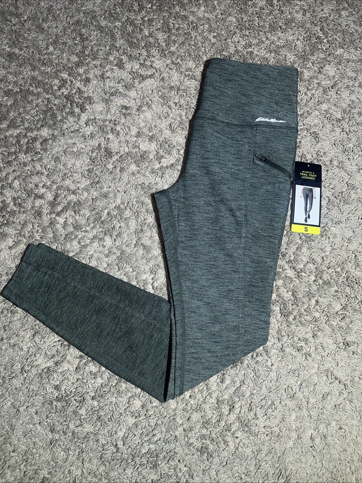 Women's Eddie Bauer Small Green Trail Tight Leggings