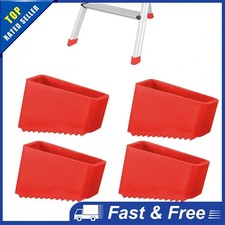 4Pcs Ladder Non Slip Feet Rubber Replacement Step Ladder Foot Pad Cover Shoe Kit