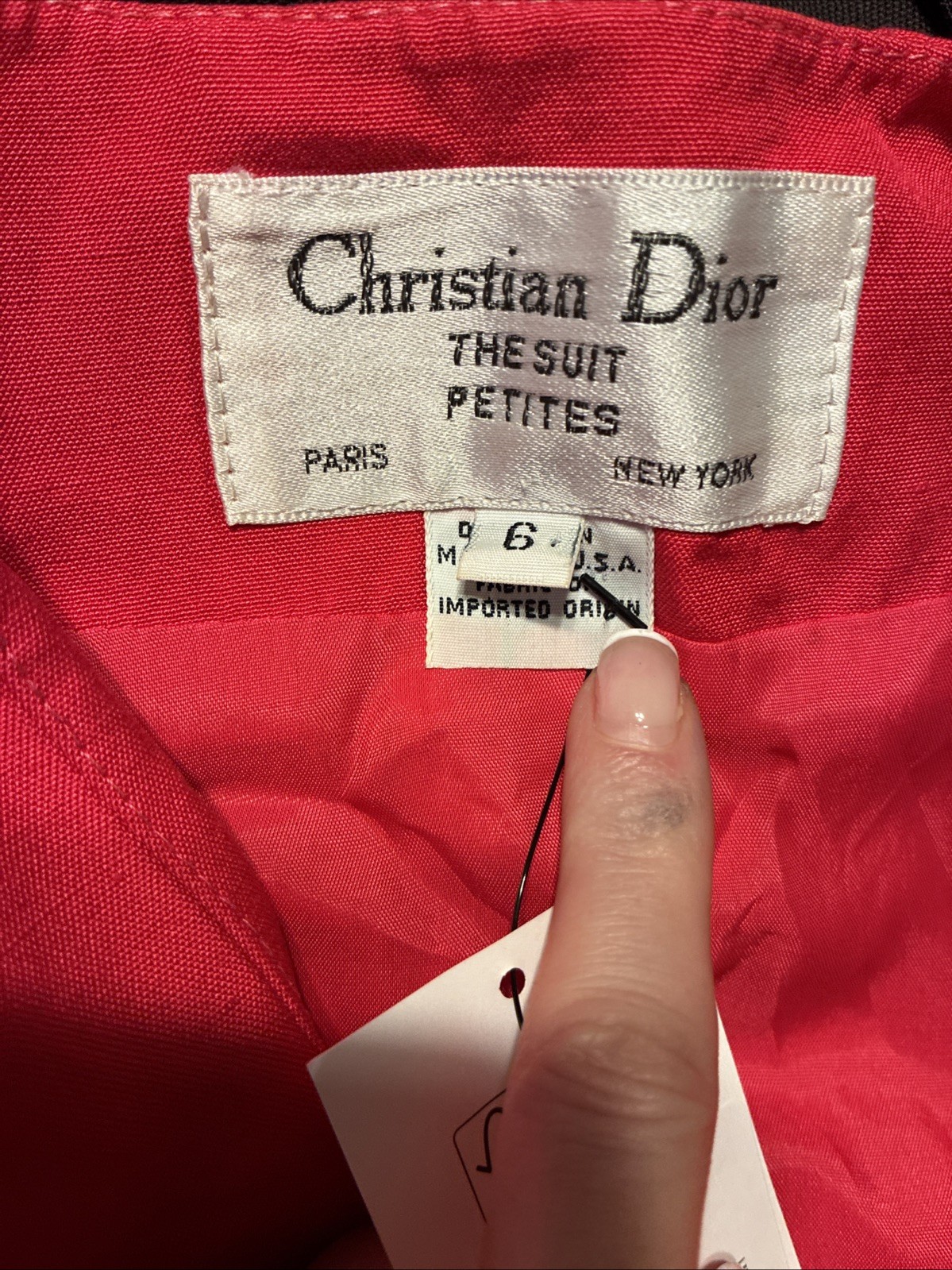 Christian Dior Authentic Solid Pink Long Sleeve B… - image 5