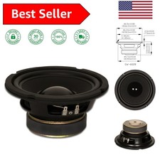 High-Performance Goldwood 6.5-Inch Woofer with 170 Watts Max for DJ and Home Use