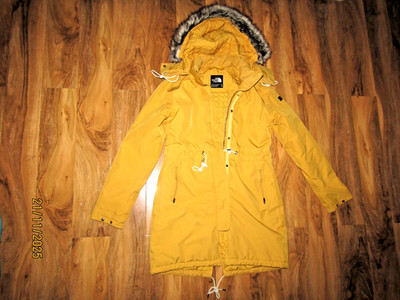 The North Face Zaneck Damen Parka Mantel Hyvent wasserdicht gelb Medium