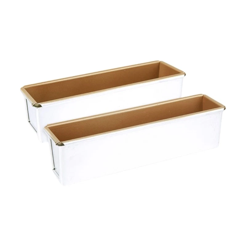 Rectangular Cake Pans Aluminum Alloy Bread Tins Nonstick Oven Safe Bakewares