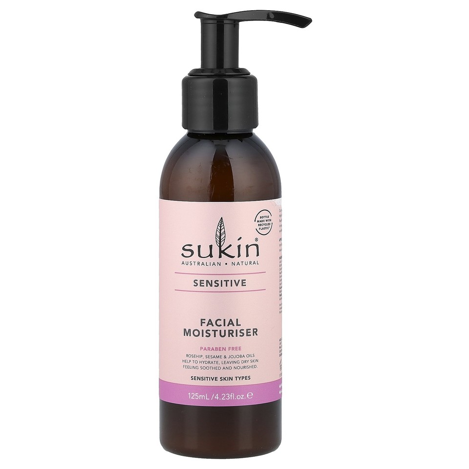 Facial Moisturiser, Sensitive, 4.23 fl oz (125 ml)