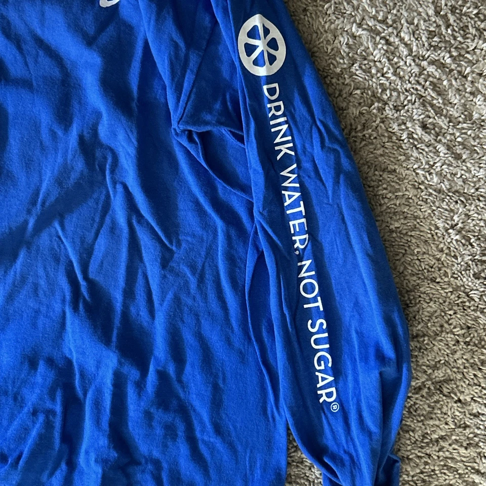 Gildan Hintsanity NBA NY Knicks Men’s Blue Long Sleeve T-Shirt JEREMY LIN NEW - Image 3 of 4