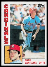 1984 Topps #206 Andy Van Slyke