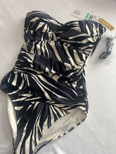 NWT Anne Cole Women's Printed Twist-Front One-Piece Swimsuit - multicolor, 8