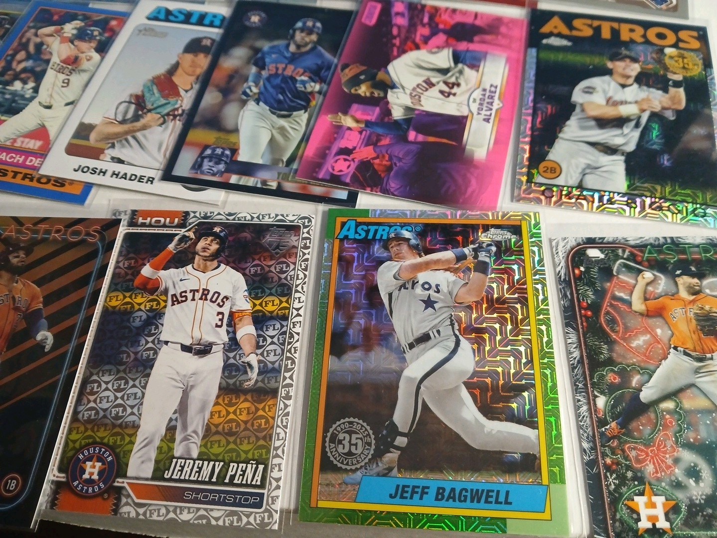Houston Astros Parallel Cards view 7