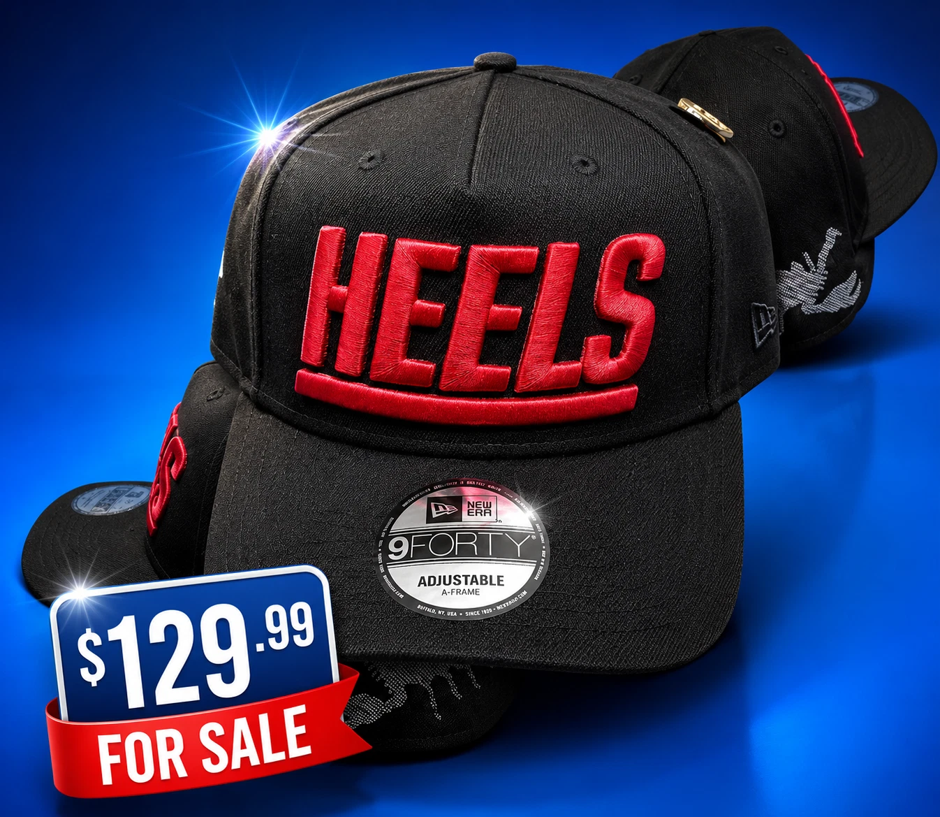 🚨Westside Gunn BLACK RED HEELS NEW ERA 4TH ROPE SNAPBACK (OSFM) “LIMITED" NEW🚨