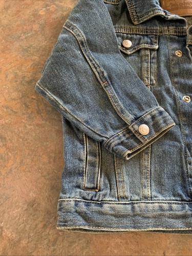 Levi Strauss & Co Children’s Denim Jacket Size 4T. Snap Buttons , Medium Wash - Picture 8 of 11