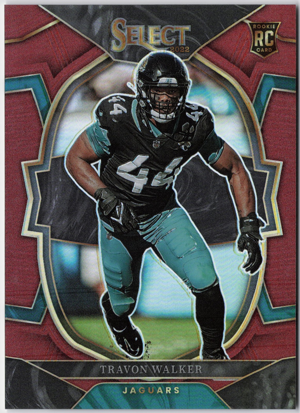2022 Select #42 Travon Walker Maroon Prizm 44/149 Jersey #